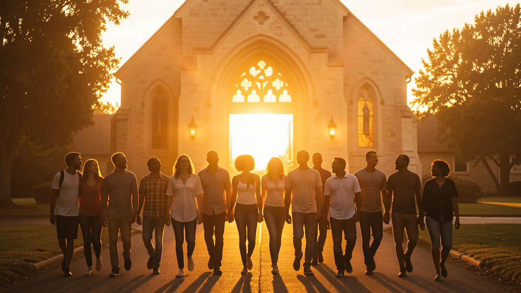 A community gathering together